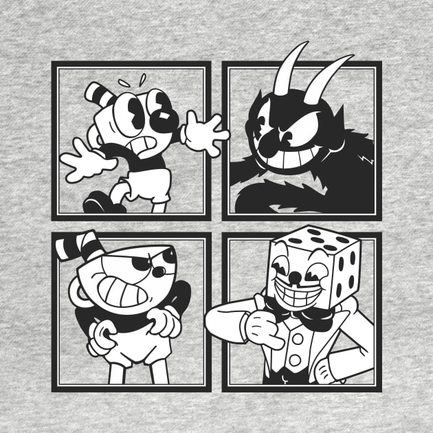 Cuphead Mosaic by gamergeek